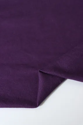 Plum Cotton Spandex French Terry