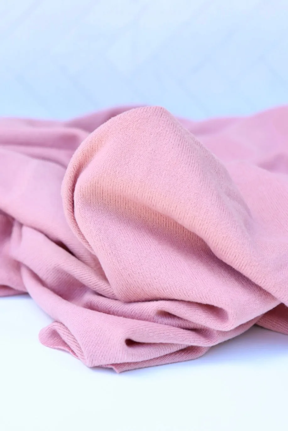 Rosey Mauve Versailles Brushed Hacci Sweater Knit