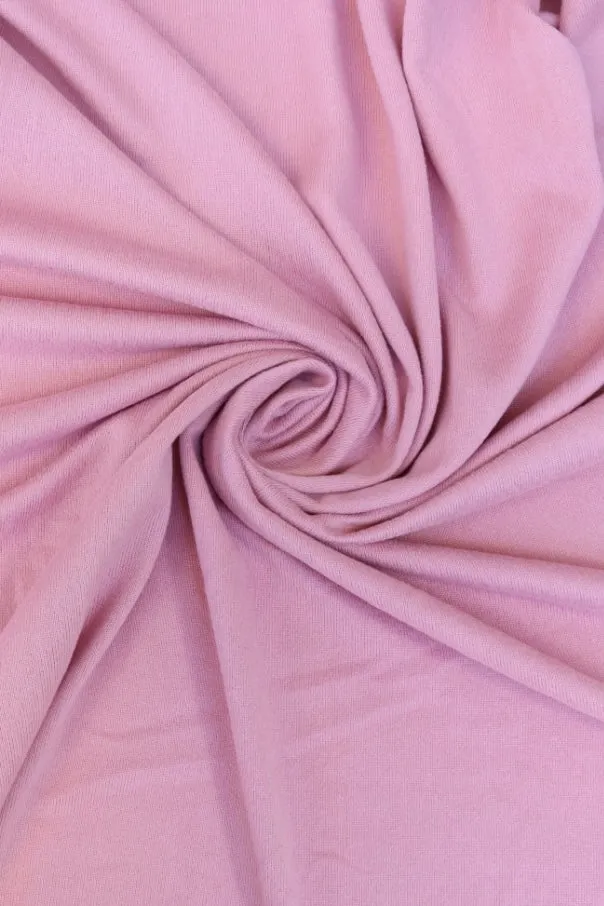 Rosey Mauve Versailles Brushed Hacci Sweater Knit
