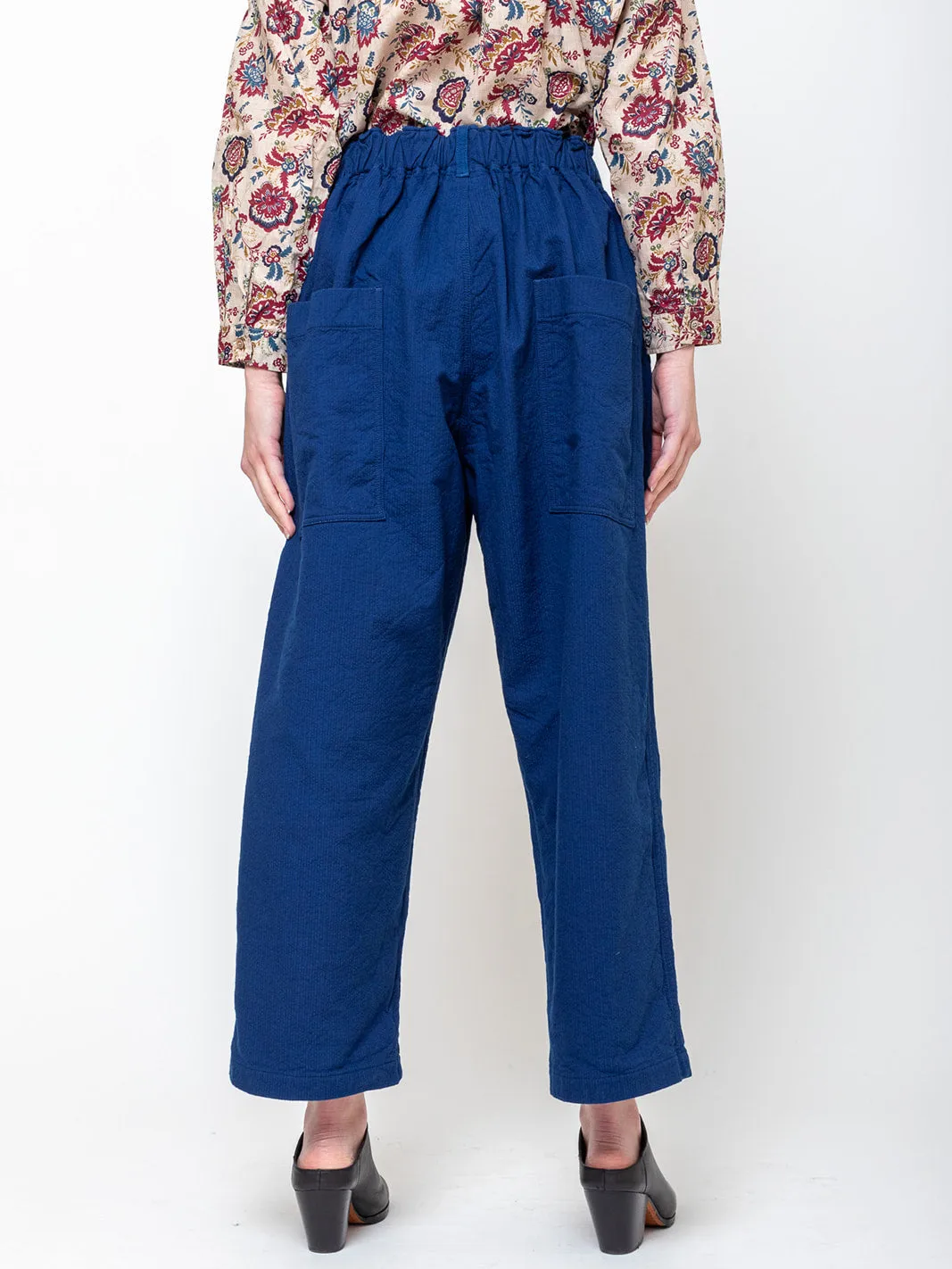 Sashiko Indigo Pants