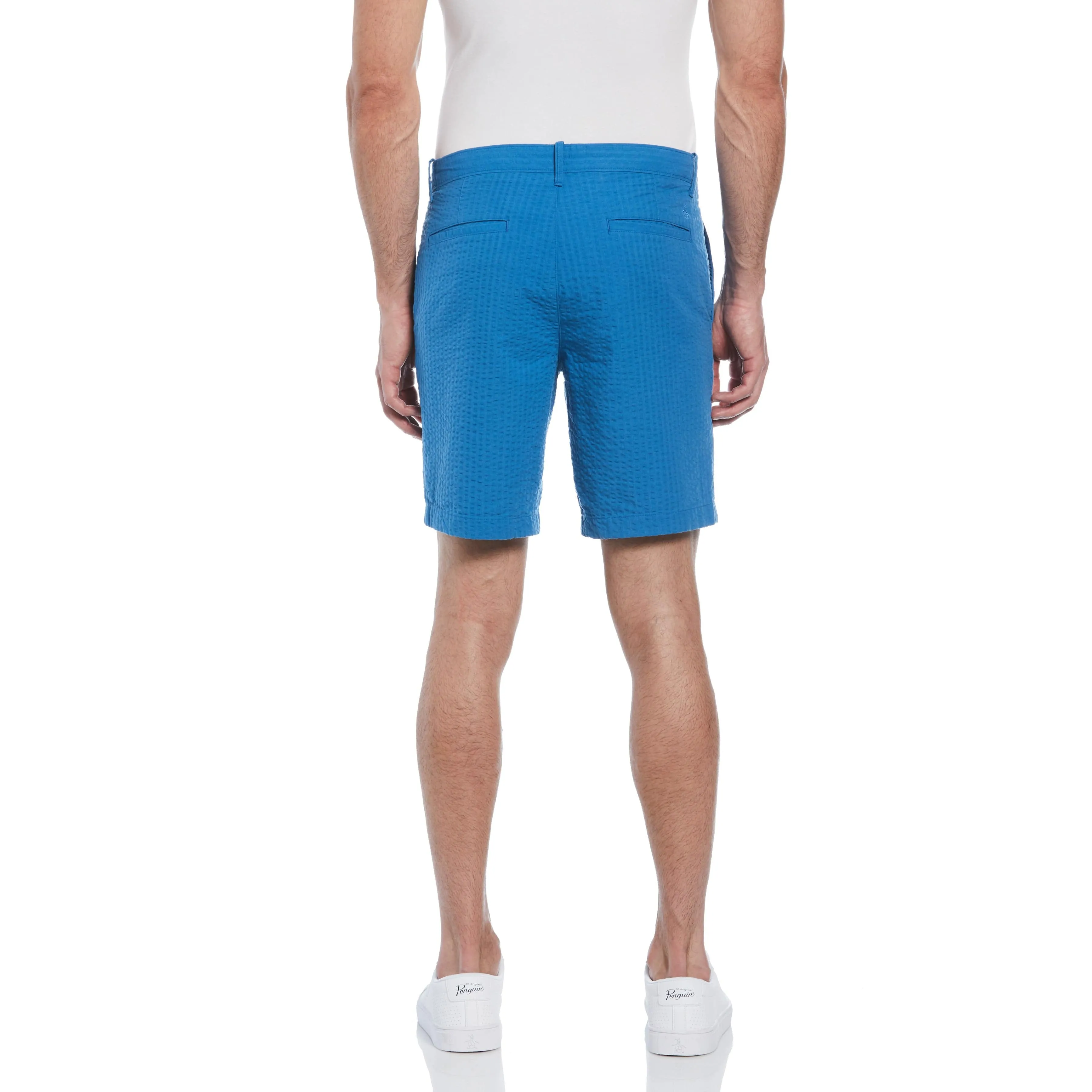 Seersucker Solid Color Short
