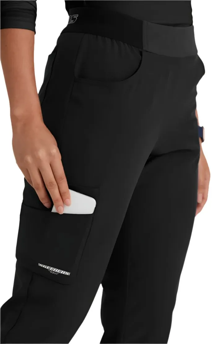 Skechers™ Vitality by Barco Electra 5-Pocket Mid-Rise Jogger Scrub Pant