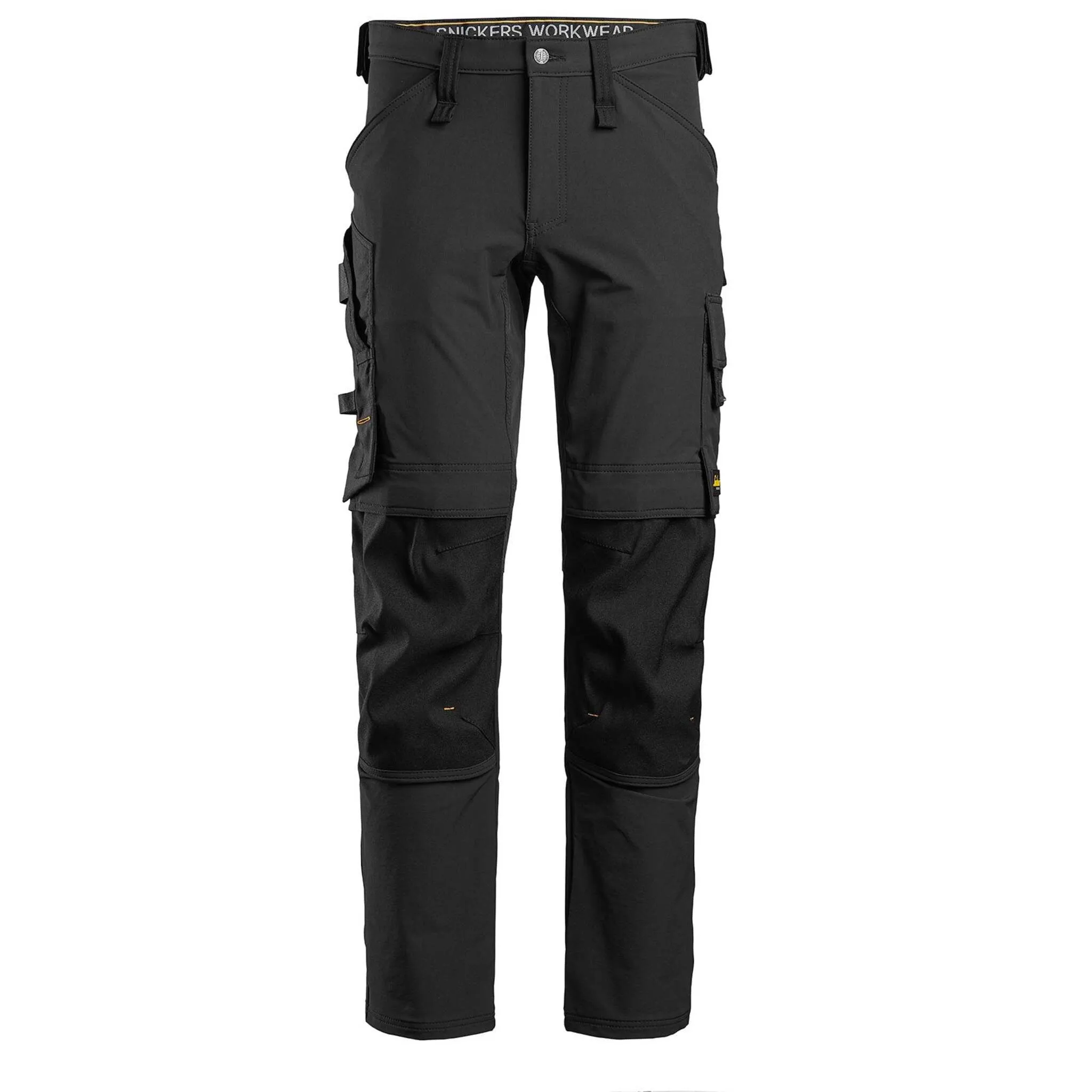 Snickers 6371 Men's Work Pants AllroundWork, 4-Way Stretch Fabric, Slim Fit with CORDURA Tool Holders and KneeGuard System, Sizes 30-40