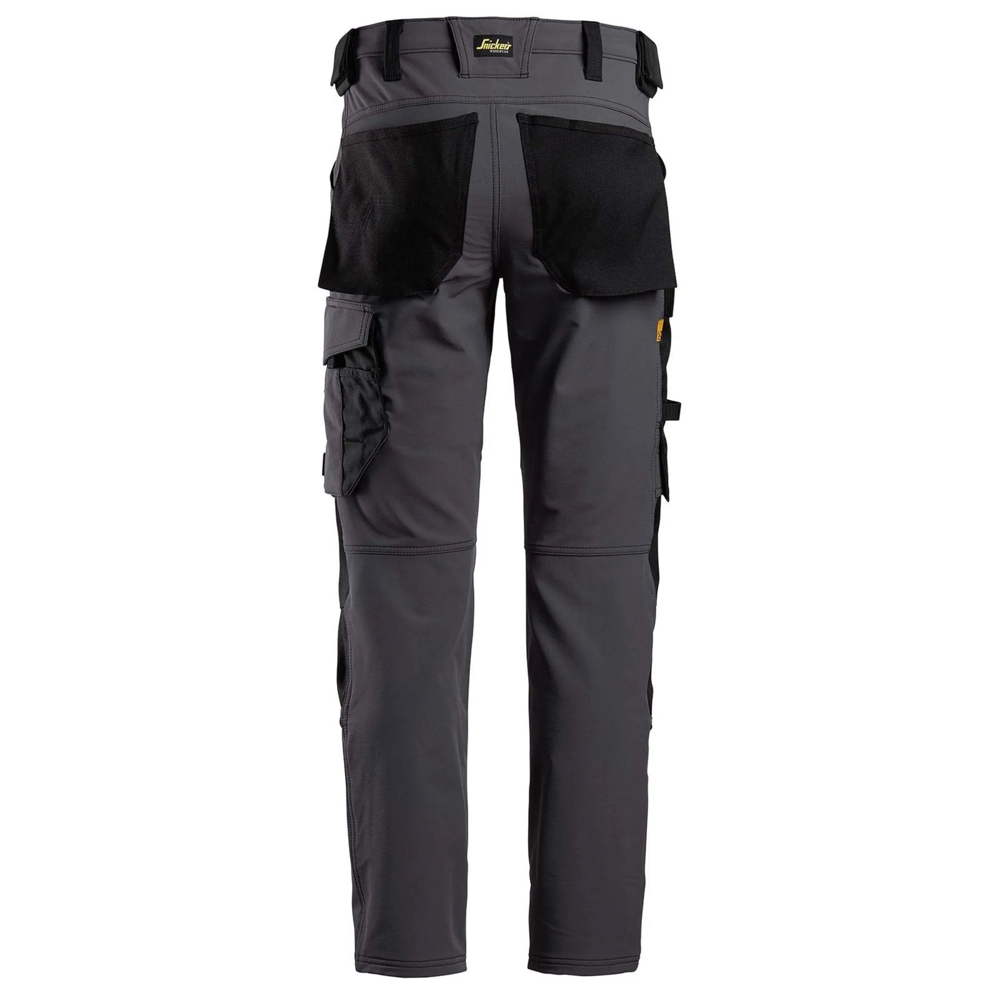 Snickers 6371 Men's Work Pants AllroundWork, 4-Way Stretch Fabric, Slim Fit with CORDURA Tool Holders and KneeGuard System, Sizes 30-40