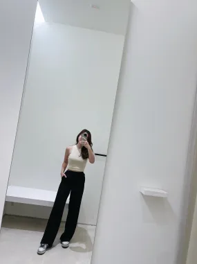 Straight Satin Pant
