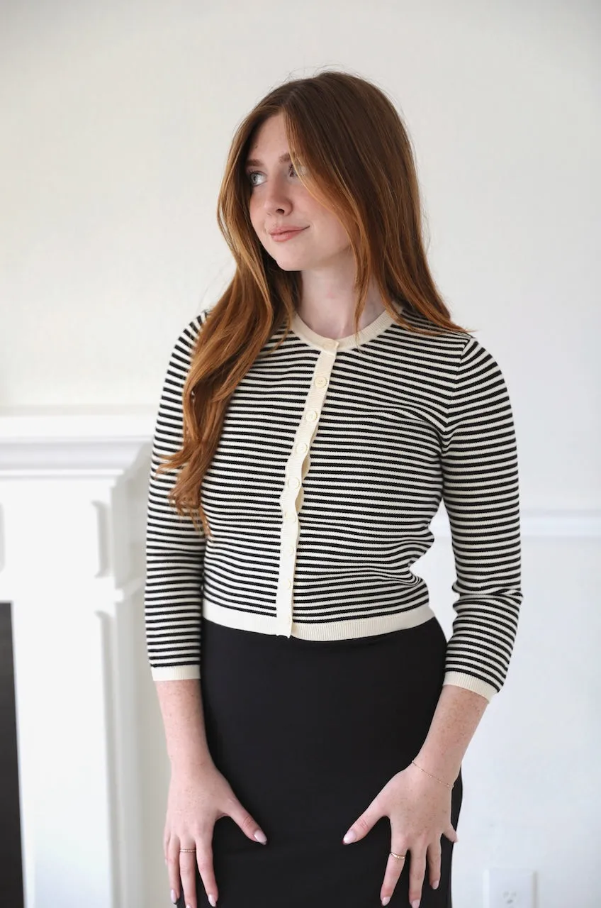 Striped Cardigan