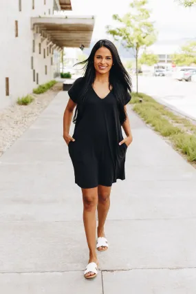 Summer Comfort Dress In Black