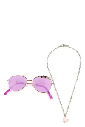 Sunglasses Set Purple