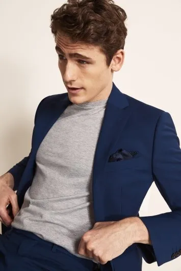 Tailored Fit Royal Blue Suit
