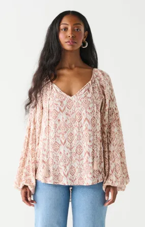 Terracotta Boho Blouse