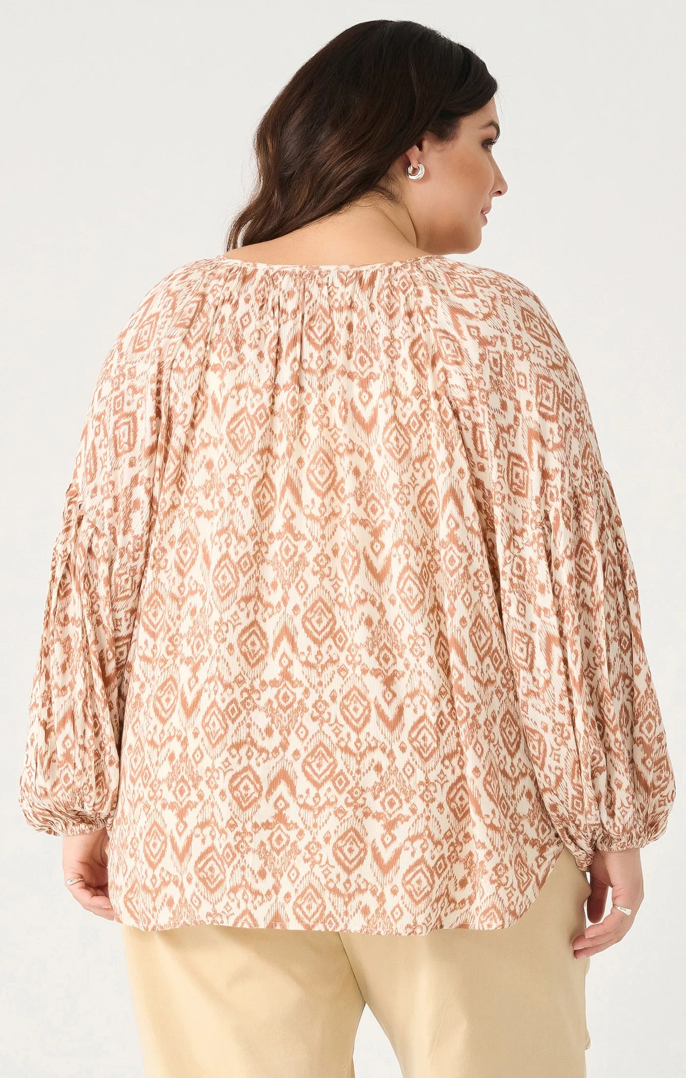 Terracotta Boho Blouse