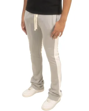 Tricot Stacked Pants - Sleek Tapered Fit & Comfort