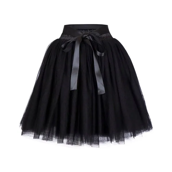 VenusFox Fashion 7 Layers Ball Gown Party Midi Skirt