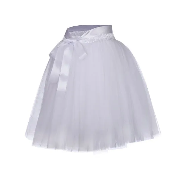 VenusFox Fashion 7 Layers Ball Gown Party Midi Skirt
