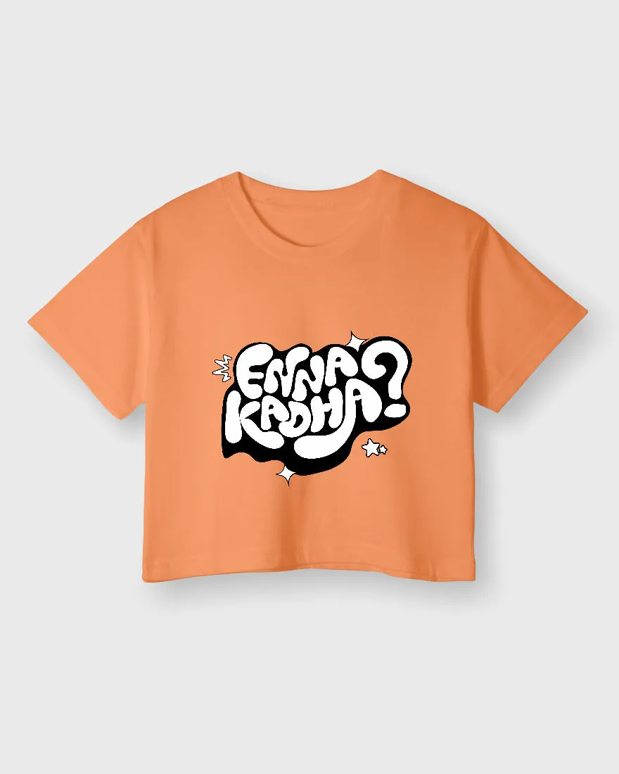 Womens Cropped TShirt Trendings Enna Kadha